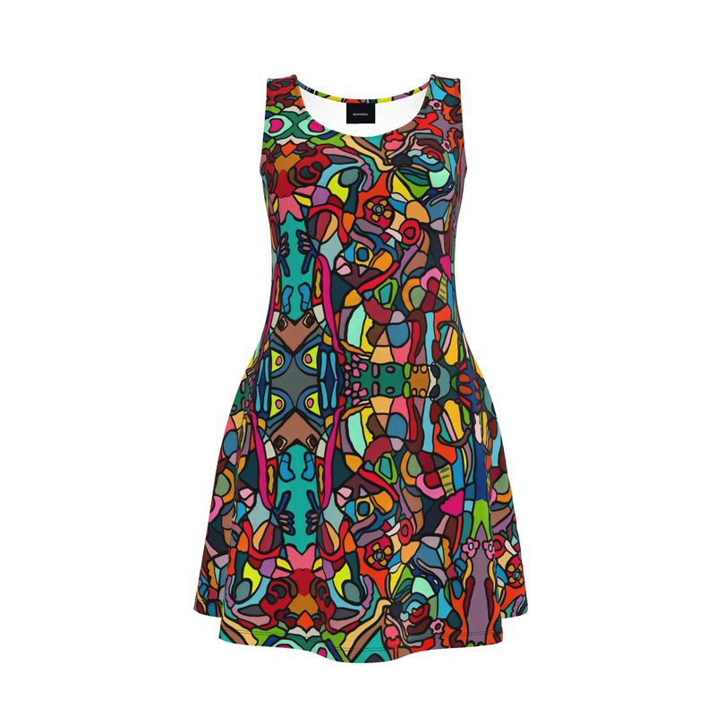 The Mosaic Skater Dress