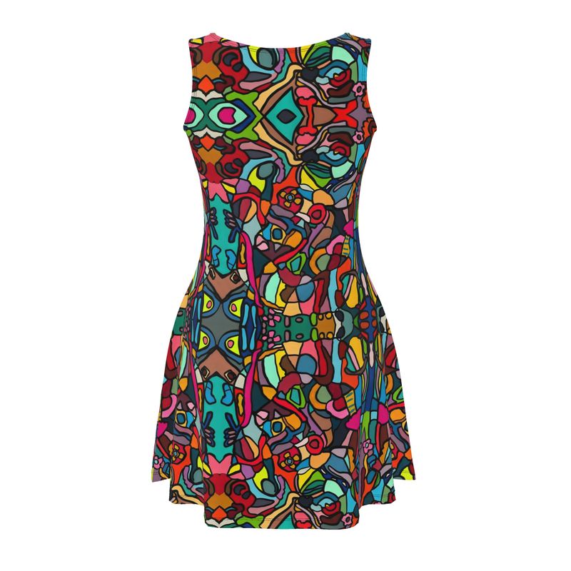 The Mosaic Skater Dress